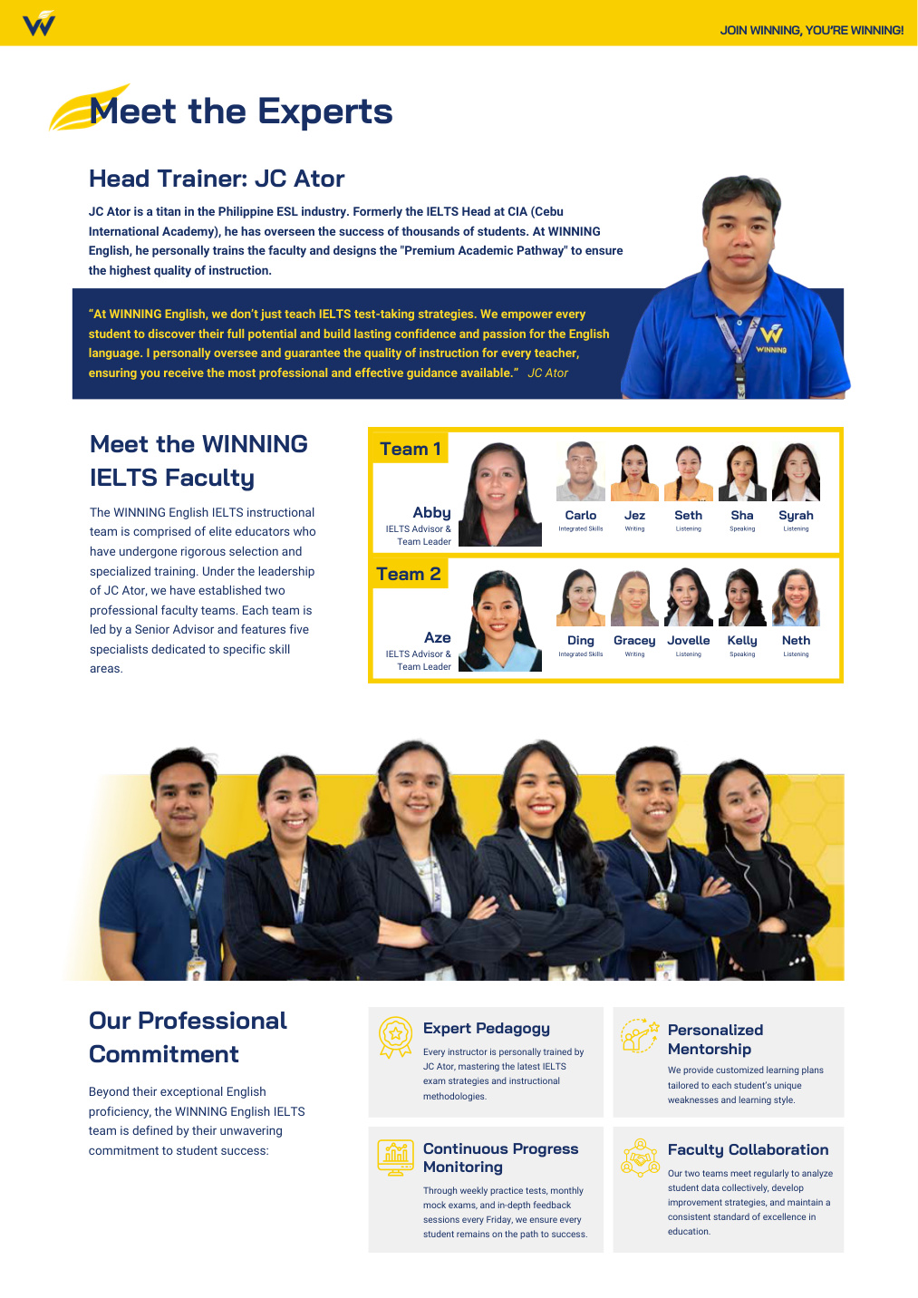 Trưởng bộ môn IELTS JC Ator (nguyên Trưởng bộ môn IELTS tại CIA)